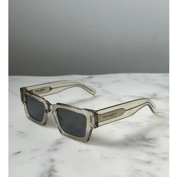 NEW Saint Laurent SL572 Sunglasses in Clear Mirror $545 - Picture 1 of 9